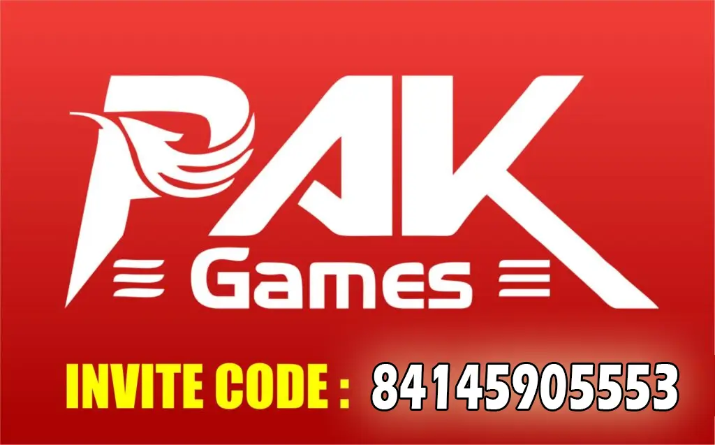 pakgames invitation code