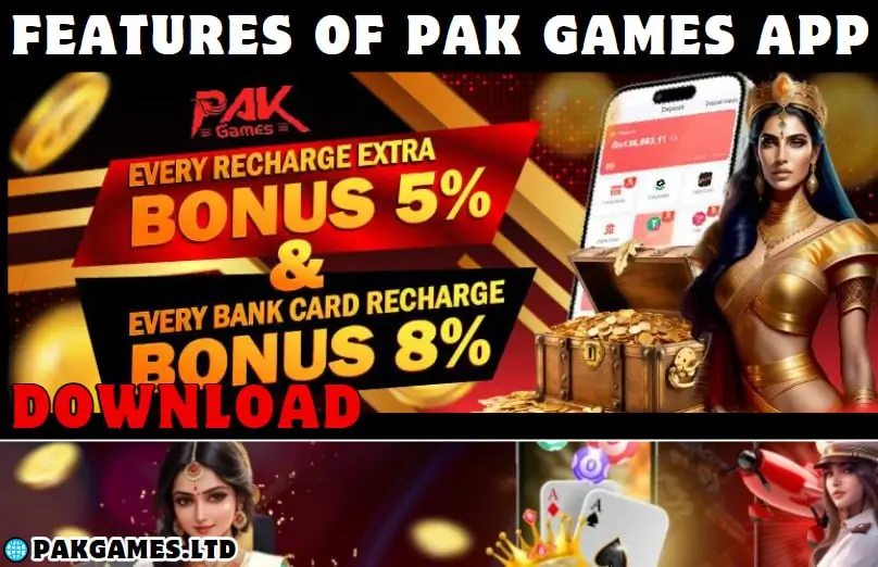 Features of Pak Games App