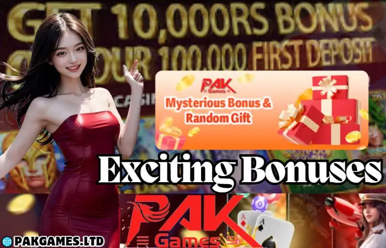 Exciting Bonuses on pakgames